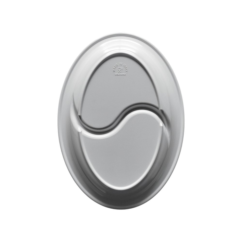 Oval Bis - Oval dish with 2 compartments 30.5x22 cm - Image 6