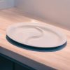 Oval Bis - Oval dish with 2 compartments 30.5x22 cm - Thumbnail Image 3